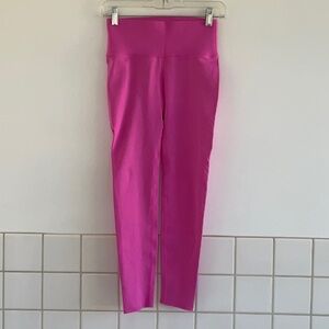 SCULPTKNIT By Fabletics Workout Yoga Avtivewear Legging Ankle Length Pink Large